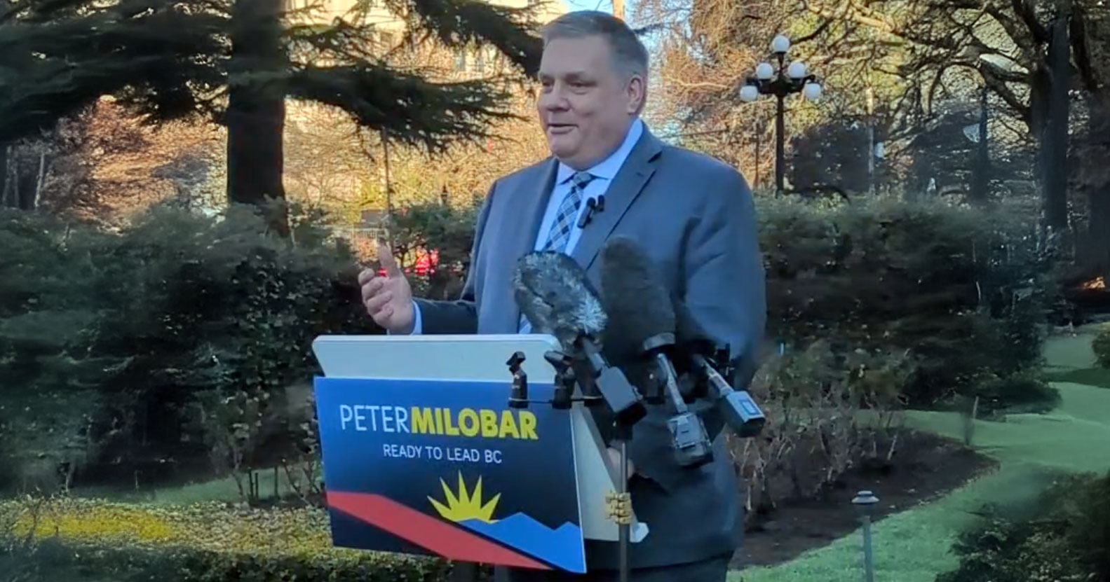 peter milobar leadership campaign announcement